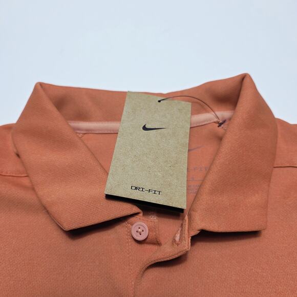 Nike Victory+ Dri-Fit Golf Polo Shirt Performance Men’s Large Light Orange NWT - Picture 4 of 6